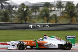 09.04.2011 Sepang, Malaysia,  Adrian Sutil (GER), Force India  - Formula 1 World Championship, Rd 02, Malaysian Grand Prix, Saturday Qualifying