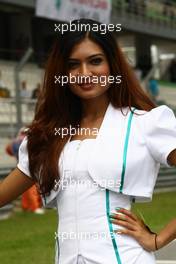 09.04.2011 Sepang, Malaysia,  Grid Girl - Formula 1 World Championship, Rd 02, Malaysian Grand Prix, Saturday