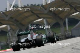 09.04.2011 Sepang, Malaysia,  Michael Schumacher (GER), Mercedes GP  - Formula 1 World Championship, Rd 02, Malaysian Grand Prix, Saturday Practice