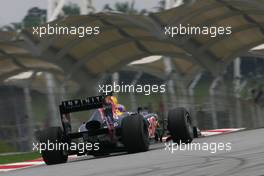 09.04.2011 Sepang, Malaysia,  Mark Webber (AUS), Red Bull Racing  - Formula 1 World Championship, Rd 02, Malaysian Grand Prix, Saturday Practice