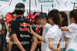 10.04.2011 Sepang, Malaysia,  Sebastian Vettel (GER), Red Bull Racing - Formula 1 World Championship, Rd 02, Malaysian Grand Prix, Sunday