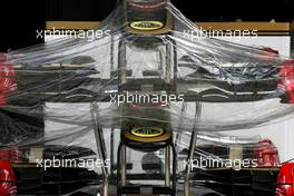 07.04.2011 Sepang, Malaysia,  Lotus Renault GP front wings - Formula 1 World Championship, Rd 02, Malaysian Grand Prix, Thursday
