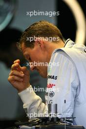 07.04.2011 Sepang, Malaysia,  Michael Schumacher (GER), Mercedes GP  - Formula 1 World Championship, Rd 02, Malaysian Grand Prix, Thursday