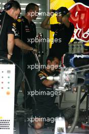 07.04.2011 Sepang, Malaysia,  Sebastian Vettel (GER), Red Bull Racing  - Formula 1 World Championship, Rd 02, Malaysian Grand Prix, Thursday