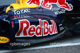 01.02.2011 Valencia, Spain,  Red Bull Detail - Red Bull Racing RB7 Launch - Formula 1 World Championship
