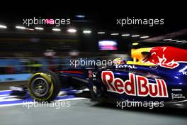 23.09.2011 Singapore, Singapore,  Mark Webber (AUS), Red Bull Racing  - Formula 1 World Championship, Rd 14, Singapore Grand Prix, Friday Practice