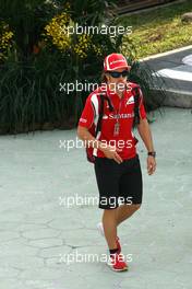 23.09.2011 Singapore, Singapore,  Fernando Alonso (ESP), Scuderia Ferrari  - Formula 1 World Championship, Rd 14, Singapore Grand Prix, Friday