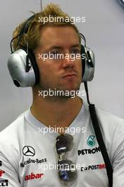23.09.2011 Singapore, Singapore,  Sam Bird (GBR), Mercedes GP   - Formula 1 World Championship, Rd 14, Singapore Grand Prix, Friday Practice