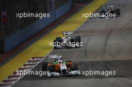 25.09.2011 Singapore, Singapore, Paul di Resta (GBR), Force India F1 Team  - Formula 1 World Championship, Rd 14, Singapore Grand Prix, Sunday Podium