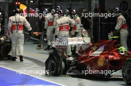 25.09.2011 Singapore, Singapore, Felipe Massa (BRA), Scuderia Ferrari  - Formula 1 World Championship, Rd 14, Singapore Grand Prix, Sunday Race