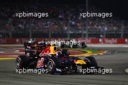 25.09.2011 Singapore, Singapore, Mark Webber (AUS), Red Bull Racing  - Formula 1 World Championship, Rd 14, Singapore Grand Prix, Sunday Race