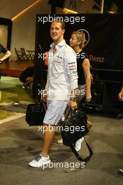 25.09.2011 Singapore, Singapore, Michael Schumacher (GER), Mercedes GP Petronas F1 Team  - Formula 1 World Championship, Rd 14, Singapore Grand Prix, Sunday Race