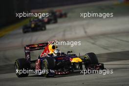 25.09.2011 Singapore, Singapore, Sebastian Vettel (GER), Red Bull Racing  - Formula 1 World Championship, Rd 14, Singapore Grand Prix, Sunday Race