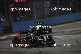 25.09.2011 Singapore, Singapore, Vitaly Petrov (RUS), Lotus Renault GP  - Formula 1 World Championship, Rd 14, Singapore Grand Prix, Sunday Race