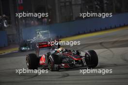 25.09.2011 Singapore, Singapore, Lewis Hamilton (GBR), McLaren Mercedes  - Formula 1 World Championship, Rd 14, Singapore Grand Prix, Sunday Race