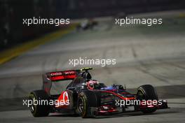 25.09.2011 Singapore, Singapore, Jenson Button (GBR), McLaren Mercedes  - Formula 1 World Championship, Rd 14, Singapore Grand Prix, Sunday Race