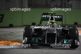24.09.2011 Singapore, Singapore, Nico Rosberg (GER), Mercedes GP Petronas F1 Team  - Formula 1 World Championship, Rd 14, Singapore Grand Prix, Saturday Practice
