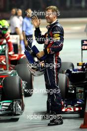24.09.2011 Singapore, Singapore,  Sebastian Vettel (GER), Red Bull Racing  - Formula 1 World Championship, Rd 14, Singapore Grand Prix, Saturday Qualifying