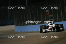 24.09.2011 Singapore, Singapore,  Kamui Kobayashi (JAP), Sauber F1 Team  - Formula 1 World Championship, Rd 14, Singapore Grand Prix, Saturday Qualifying