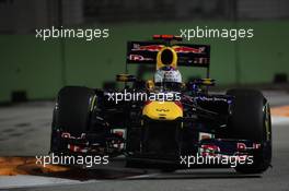 24.09.2011 Singapore, Singapore, Sebastian Vettel (GER), Red Bull Racing  - Formula 1 World Championship, Rd 14, Singapore Grand Prix, Saturday Practice