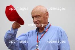 24.09.2011 Singapore, Singapore,  Niki Lauda (AUT), Former Formula One world champion - Formula 1 World Championship, Rd 14, Singapore Grand Prix, Saturday