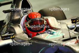 24.09.2011 Singapore, Singapore, Michael Schumacher (GER), Mercedes GP Petronas F1 Team  - Formula 1 World Championship, Rd 14, Singapore Grand Prix, Saturday Qualifying