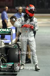 24.09.2011 Singapore, Singapore,  Michael Schumacher (GER), Mercedes GP  - Formula 1 World Championship, Rd 14, Singapore Grand Prix, Saturday Qualifying