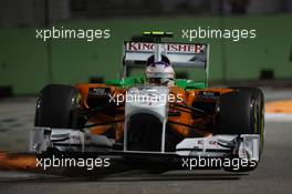 24.09.2011 Singapore, Singapore, Paul di Resta (GBR), Force India F1 Team  - Formula 1 World Championship, Rd 14, Singapore Grand Prix, Saturday Practice