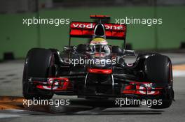 24.09.2011 Singapore, Singapore, Lewis Hamilton (GBR), McLaren Mercedes  - Formula 1 World Championship, Rd 14, Singapore Grand Prix, Saturday Practice