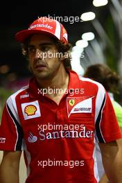 22.09.2011 Singapore, Singapore, Fernando Alonso (ESP), Scuderia Ferrari  - Formula 1 World Championship, Rd 14, Singapore Grand Prix, Thursday