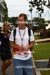 22.09.2011 Singapore, Singapore, Sebastian Vettel (GER), Red Bull Racing  - Formula 1 World Championship, Rd 14, Singapore Grand Prix, Thursday