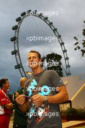 22.09.2011 Singapore, Singapore, Michael Schumacher (GER), Mercedes GP Petronas F1 Team  - Formula 1 World Championship, Rd 14, Singapore Grand Prix, Thursday