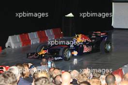 17.05.2011 Silverstone, England,  Mark Webber, Silverstone's new Pit, Paddock and Conference Complex