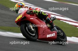 17.05.2011 Silverstone, England,  Valentino Rossi (ITA), Silverstone's new Pit, Paddock and Conference Complex