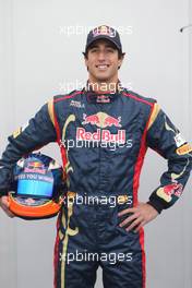 01.02.2011 Valencia, Spain,  Daniel Ricciardo (AUS) Test Driver, Scuderia Toro Rosso - Scuderia Toro Rosso STR6 Launch - Formula 1 World Championship