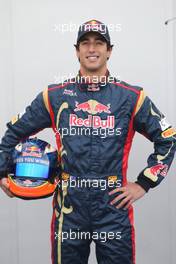 01.02.2011 Valencia, Spain,  Daniel Ricciardo (AUS) Test Driver, Scuderia Toro Rosso - Scuderia Toro Rosso STR6 Launch - Formula 1 World Championship