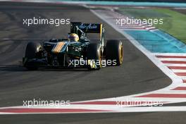 16.11.2011 Abu Dhabi, UEA, Luiz Razia (BRA), Team Lotus  - Formula 1 Testing Rookie Test, day 2 - Formula 1 World Championship