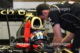 16.11.2011 Abu Dhabi, UEA, Kevin Korjus (FIN), Team Lotus Renault  - Formula 1 Testing Rookie Test, day 2 - Formula 1 World Championship