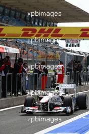 06.05.2011 Istanbul, Turkey,  Sergio Pérez (MEX), Sauber F1 Team - Formula 1 World Championship, Rd 04, Turkish Grand Prix, Friday Practice