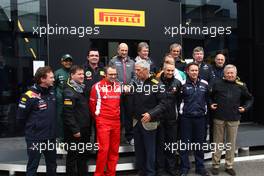 06.05.2011 Istanbul, Turkey,  Martin Whitmarsh (GBR), McLaren, Chief Executive Officer, Eric Boullier (FRA), Team Principal, Lotus Renault GP, Stefano Domenicali (ITA), Scuderia Ferrari Sporting Director, Christian Horner (GBR), Red Bull Racing, Sporting Director, Sir Richard Branson (GBR), Virgin Group CEO, Norbert Haug (GER), Mercedes, Motorsport chief, Peter Sauber (SUI), Sauber F1 Team, Team Owner, Franz Tost (AUT), Scuderia Toro Rosso, Team Principal, Sam Michael (AUS), WilliamsF1 Team, Technical director and Marco Tronchetti Provera (ITA), president of Pirelli  - Formula 1 World Championship, Rd 04, Turkish Grand Prix, Friday Practice