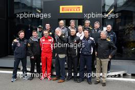 06.05.2011 Istanbul, Turkey,  Marco Tronchetti Provera (ITA) President of Pirelli, with the team bosses - Formula 1 World Championship, Rd 04, Turkish Grand Prix, Friday