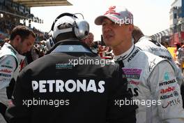 08.05.2011 Istanbul, Turkey,  Michael Schumacher (GER), Mercedes GP Petronas F1 Team - Formula 1 World Championship, Rd 04, Turkish Grand Prix, Sunday Pre-Race Grid