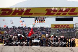 08.05.2011 Istanbul, Turkey,  The grid - Formula 1 World Championship, Rd 04, Turkish Grand Prix, Sunday Pre-Race Grid