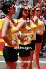 08.05.2011 Istanbul, Turkey,  Grid girl - Formula 1 World Championship, Rd 04, Turkish Grand Prix, Sunday Grid Girl
