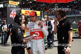 08.05.2011 Istanbul, Turkey,  Jenson Button (GBR), McLaren Mercedes - Formula 1 World Championship, Rd 04, Turkish Grand Prix, Sunday Pre-Race Grid