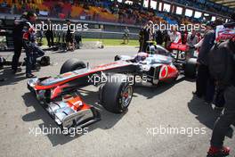 08.05.2011 Istanbul, Turkey,  Jenson Button (GBR), McLaren Mercedes  - Formula 1 World Championship, Rd 04, Turkish Grand Prix, Sunday Pre-Race Grid