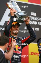 08.05.2011 Istanbul, Turkey,  Mark Webber (AUS), Red Bull Racing - Formula 1 World Championship, Rd 04, Turkish Grand Prix, Sunday Podium