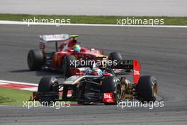 08.05.2011 Istanbul, Turkey,  Vitaly Petrov (RUS), Lotus Renalut F1 Team  - Formula 1 World Championship, Rd 04, Turkish Grand Prix, Sunday Podium