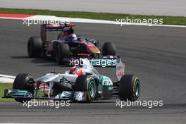 08.05.2011 Istanbul, Turkey,  Michael Schumacher (GER), Mercedes GP  - Formula 1 World Championship, Rd 04, Turkish Grand Prix, Sunday Race