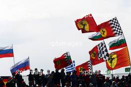 08.05.2011 Istanbul, Turkey,  race fans and flags - Formula 1 World Championship, Rd 04, Turkish Grand Prix, Sunday Race